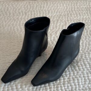 NEW! INC International Concepts Black Ankle Booties